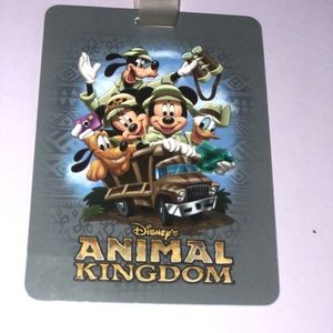 Disney animal kingdom luggage tag